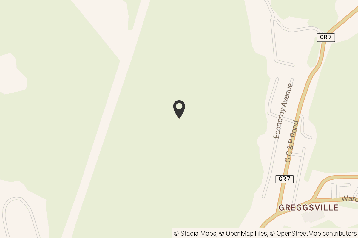 Map with location marker