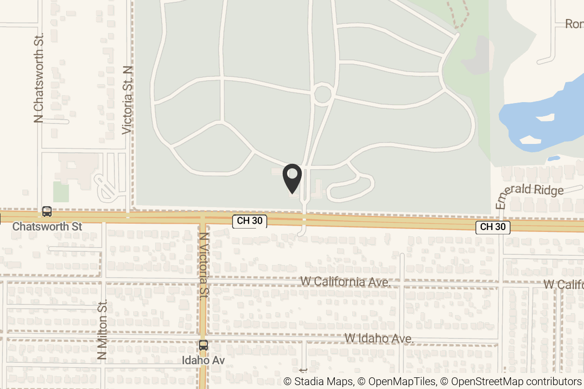 Map with location marker