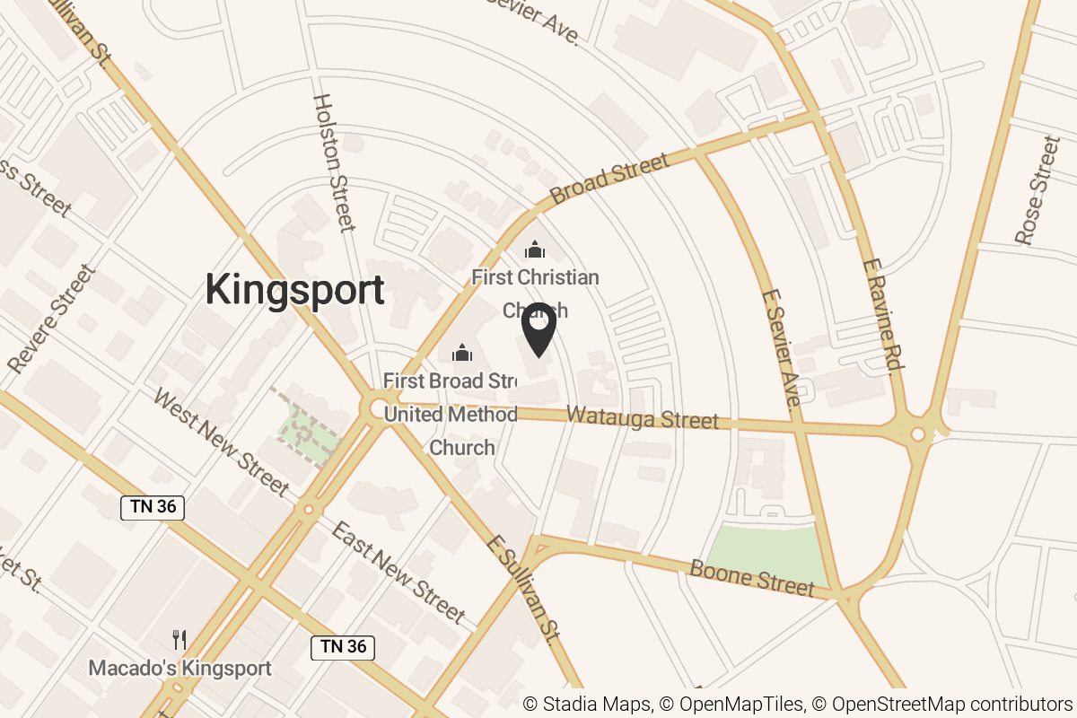 Map with location marker