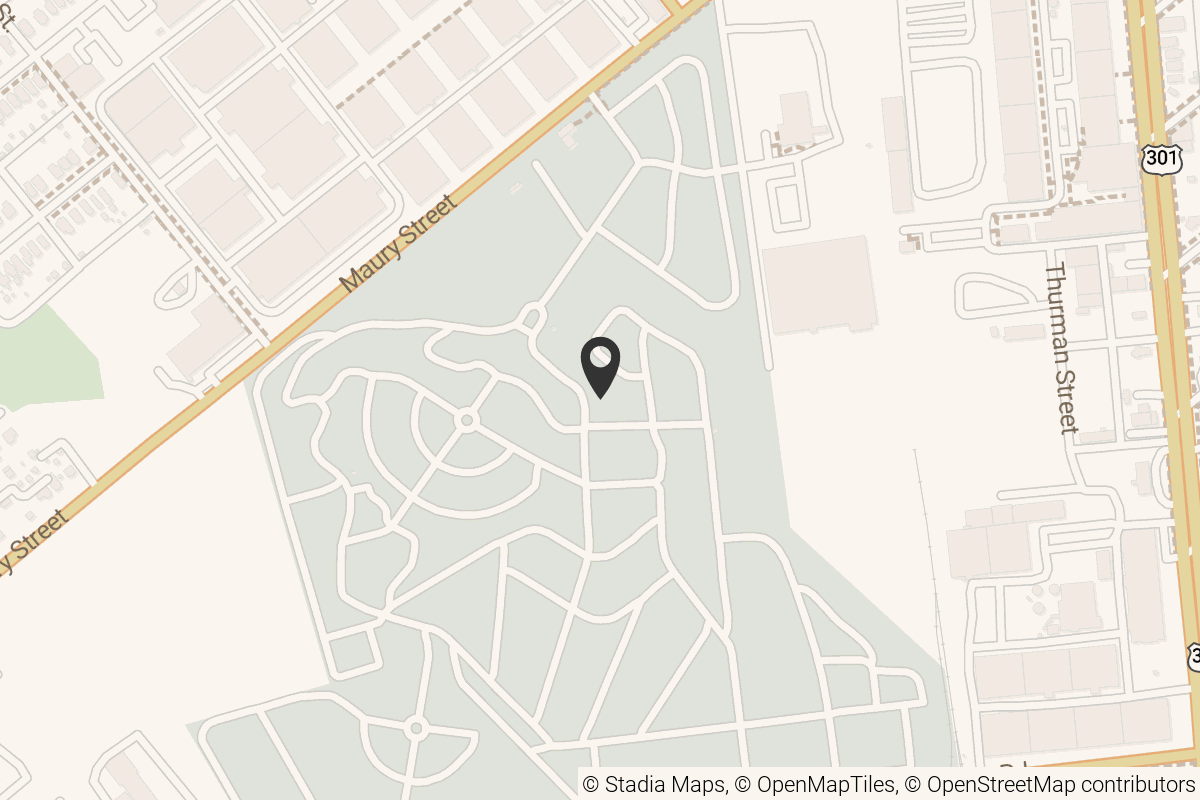 Map with location marker