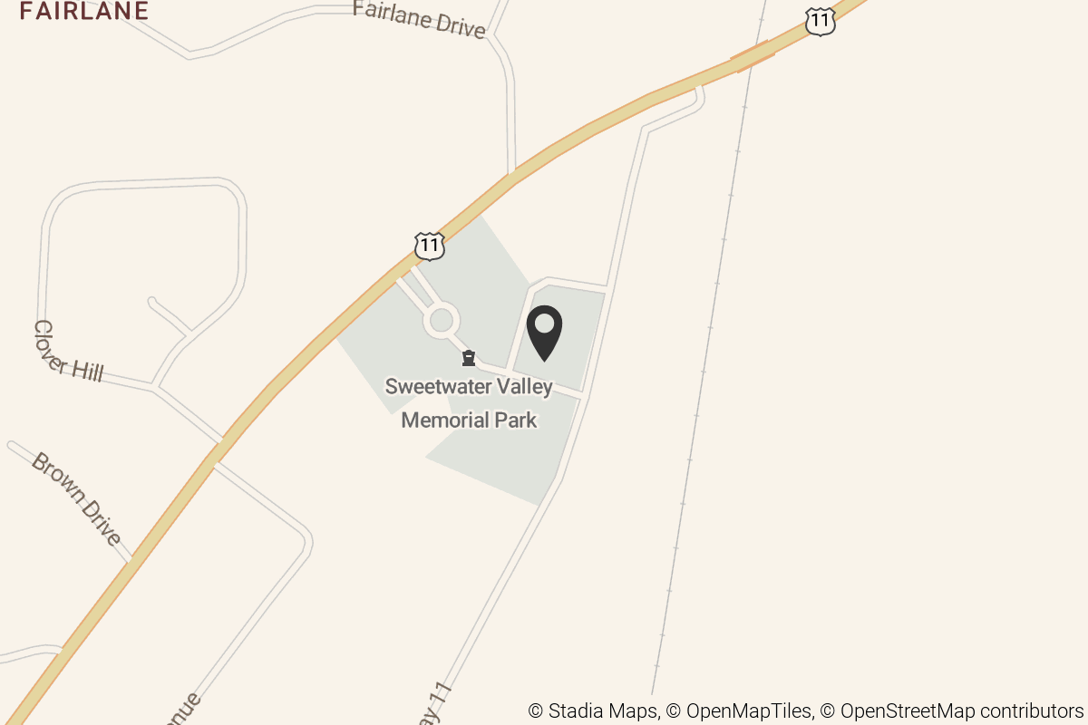 Map with location marker