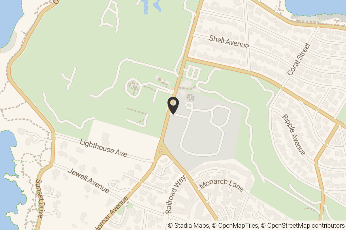 Map with location marker