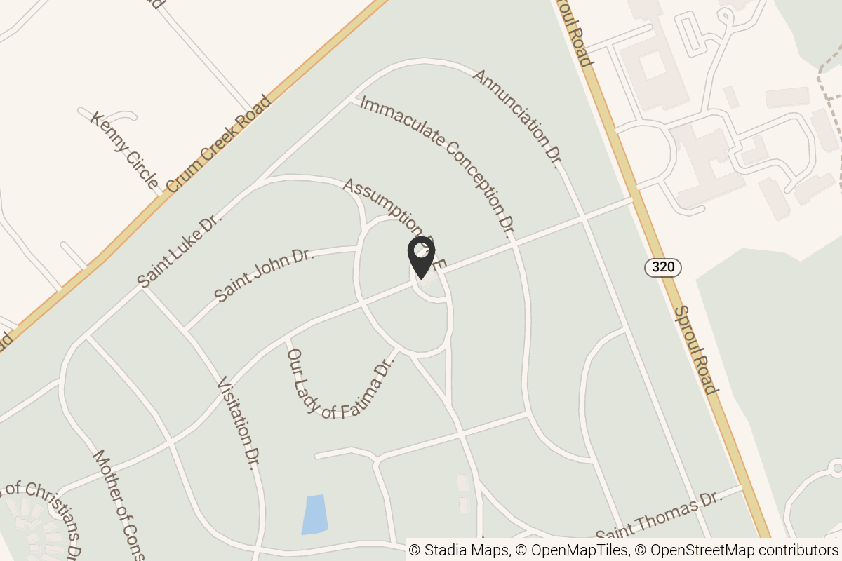 Map with location marker