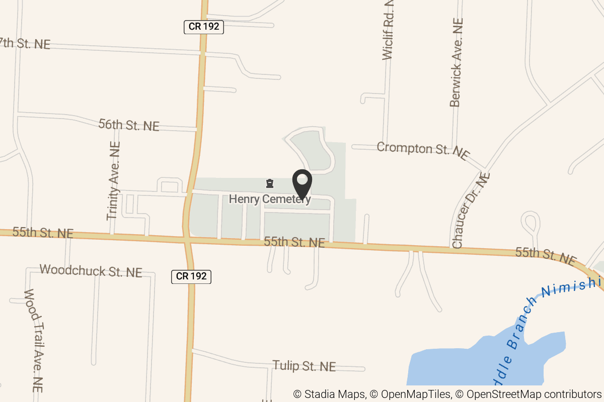 Map with location marker