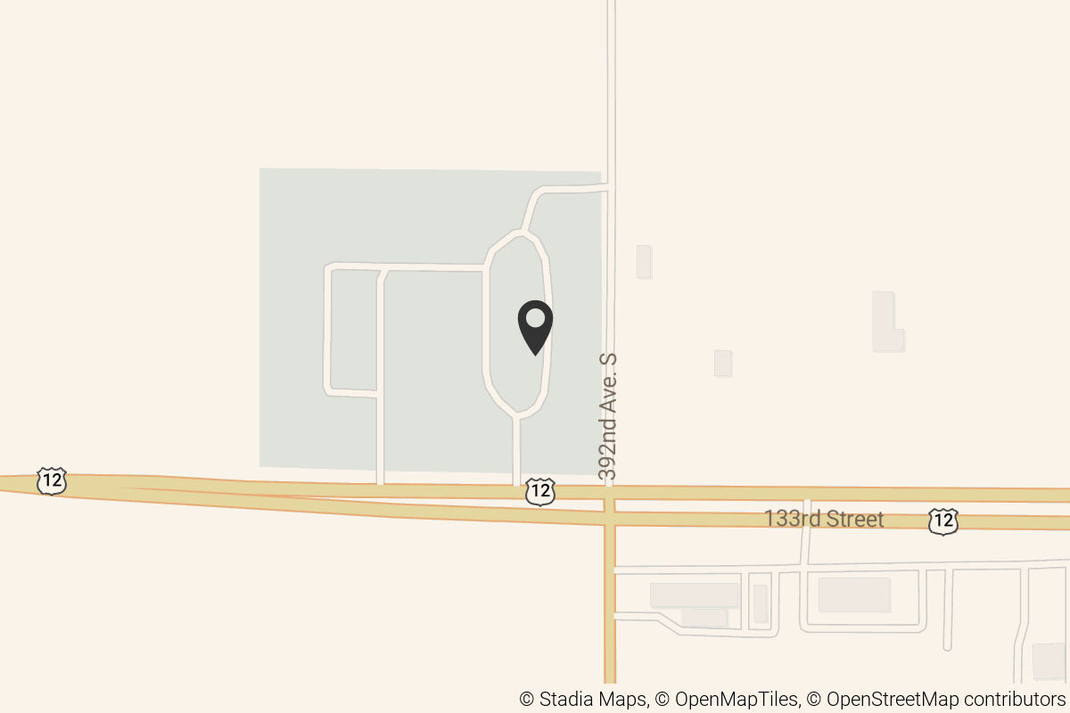 Map with location marker