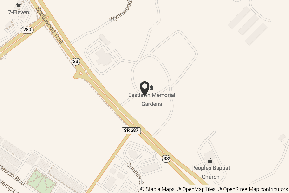 Map with location marker