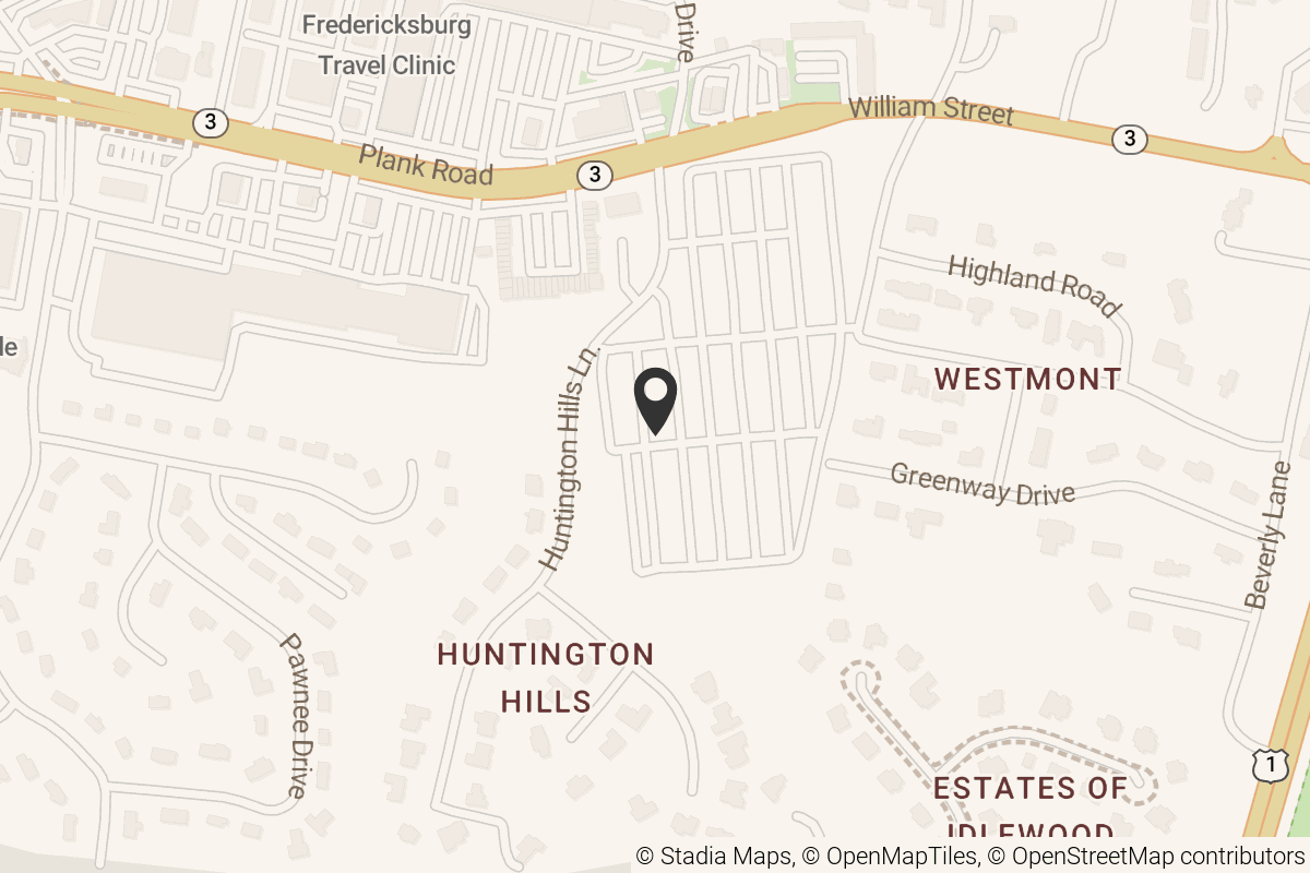 Map with location marker