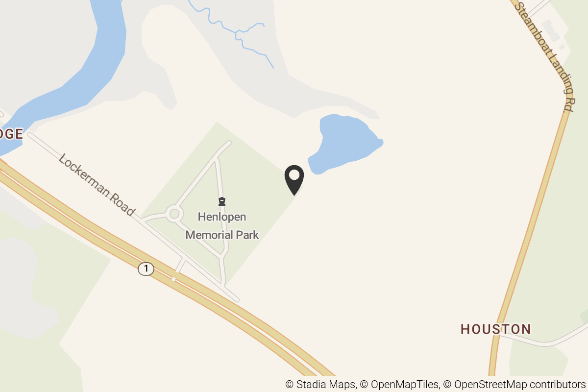 Map with location marker