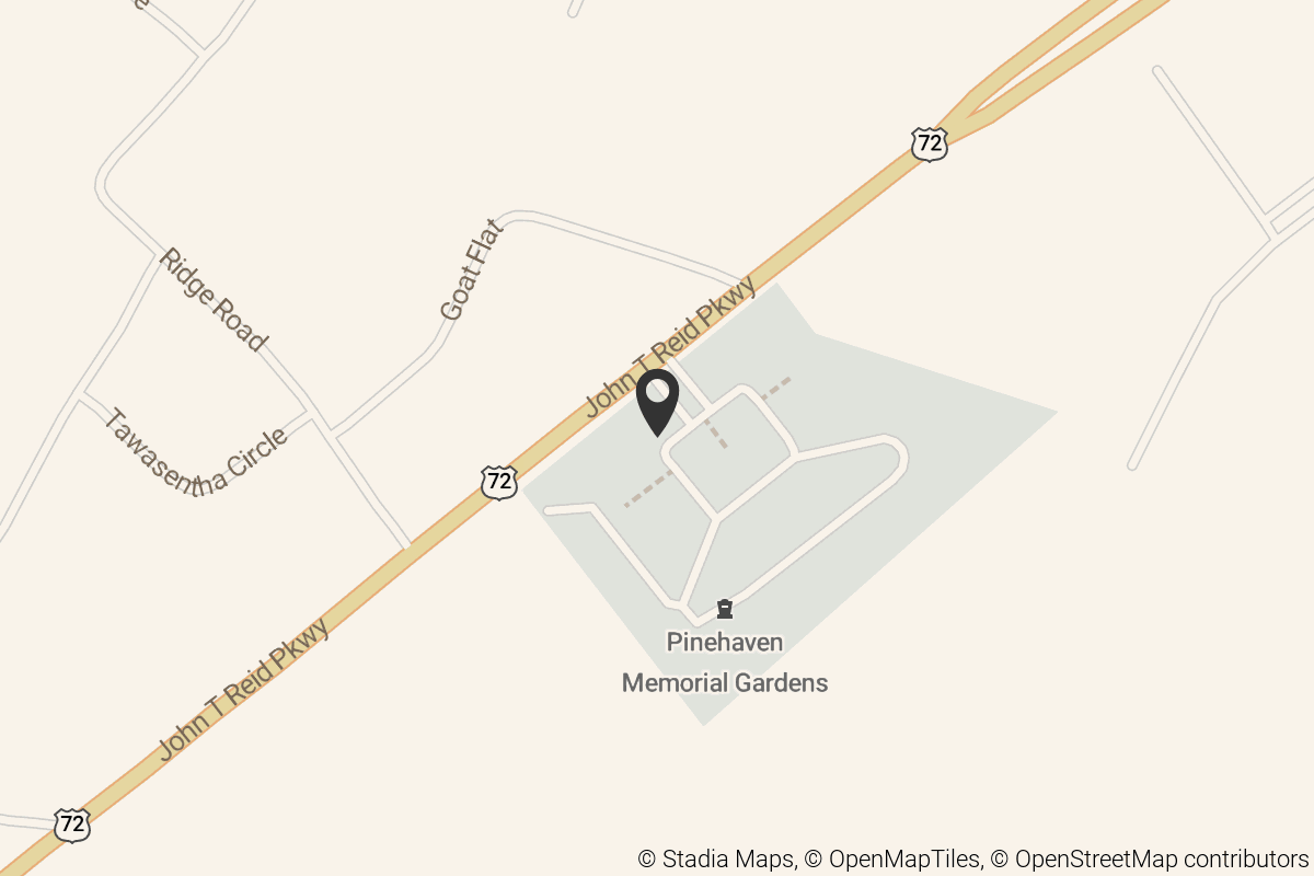 Map with location marker