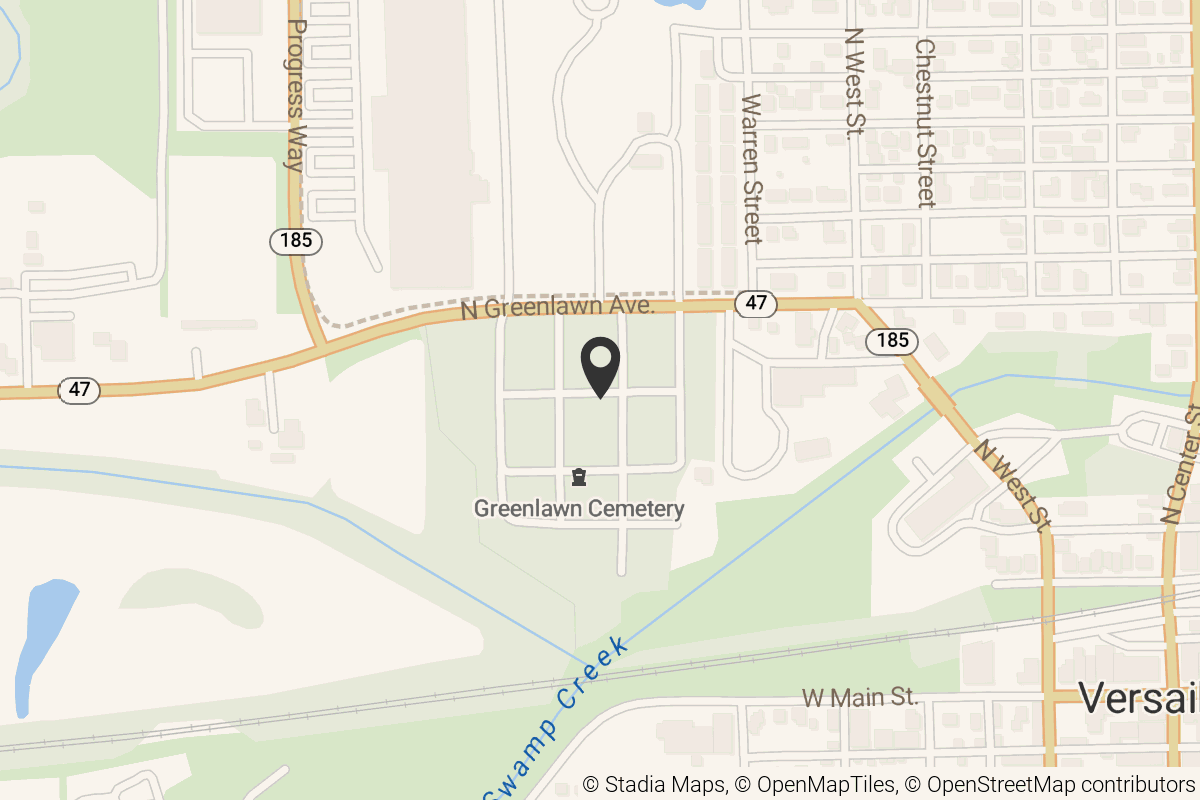 Map with location marker