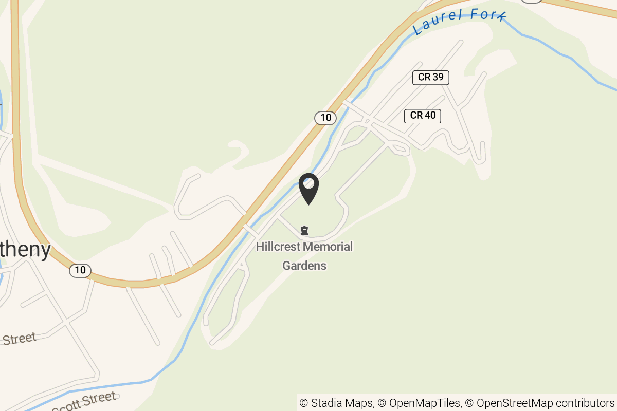 Map with location marker