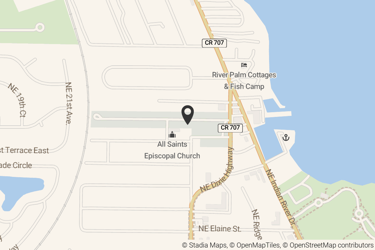 Map with location marker