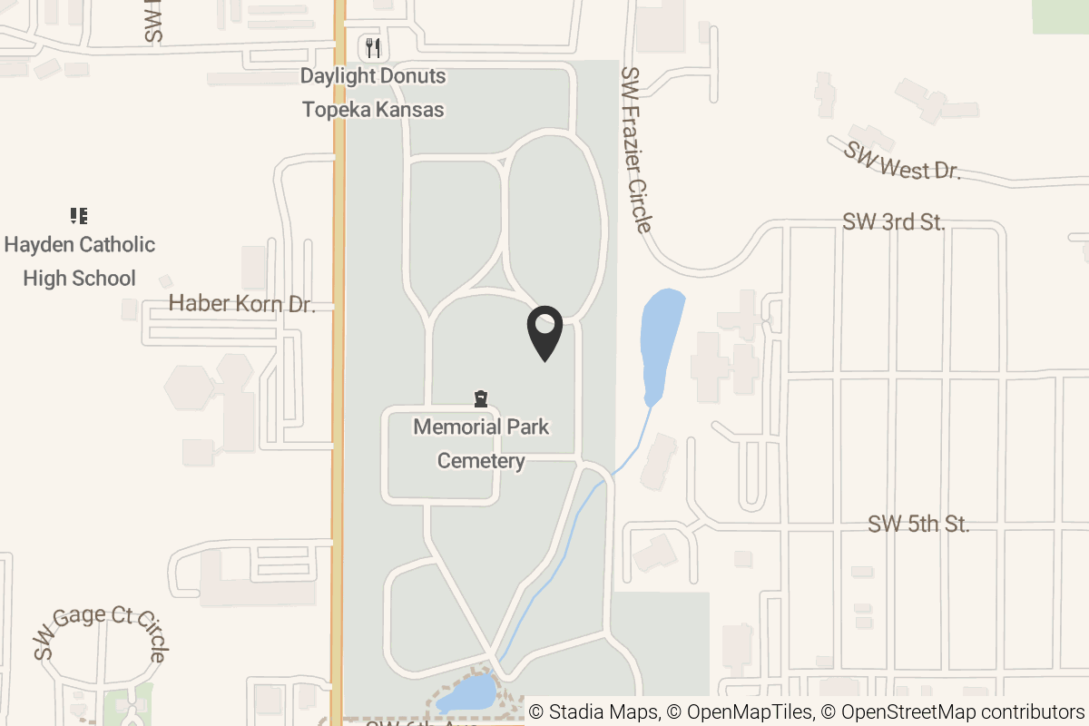 Map with location marker