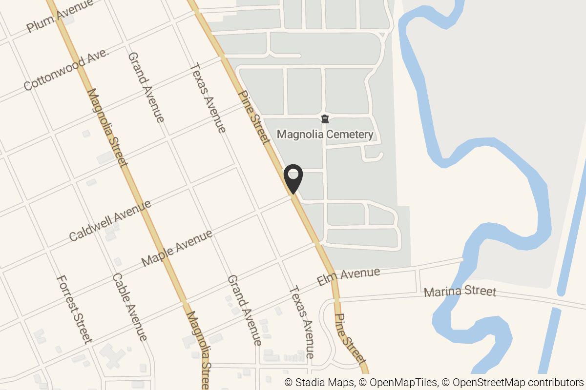 Map with location marker