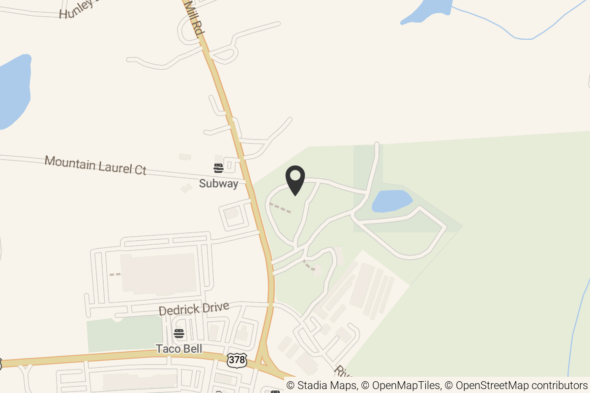 Map with location marker