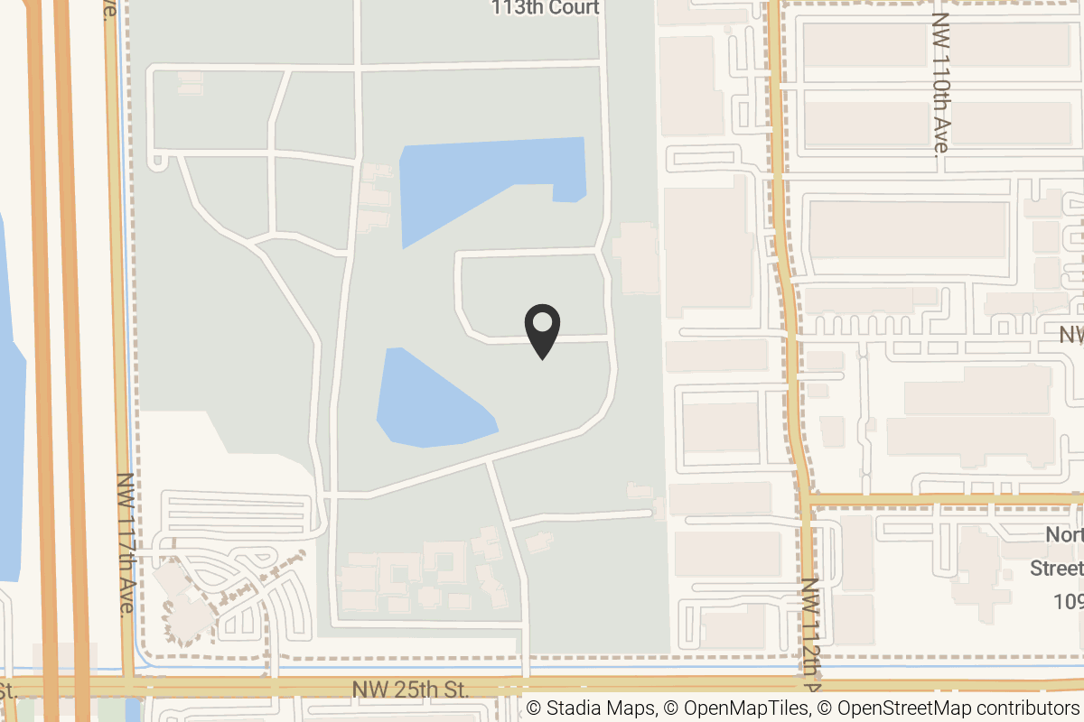 Map with location marker