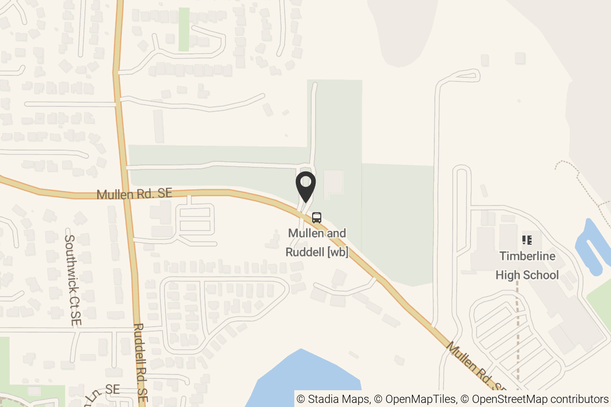 Map with location marker