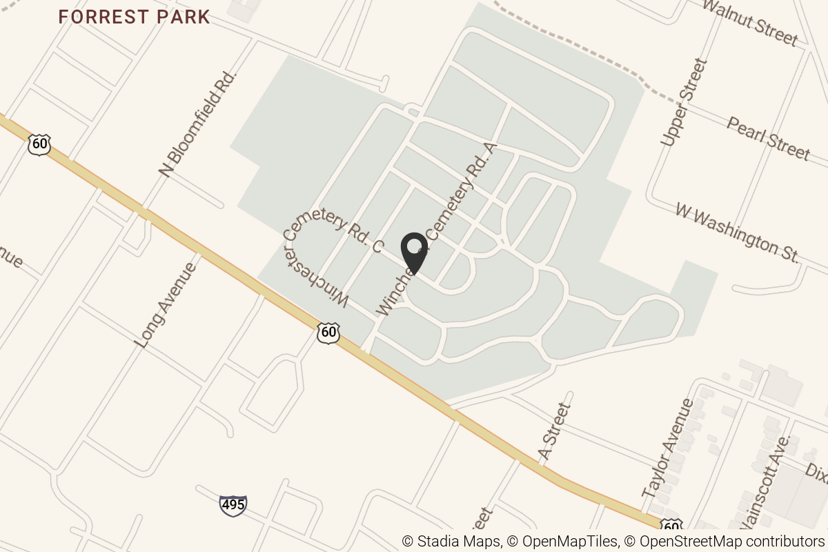 Map with location marker