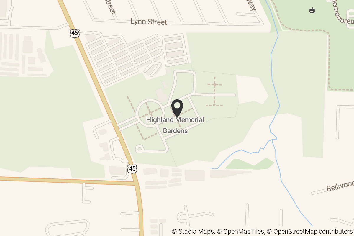 Map with location marker