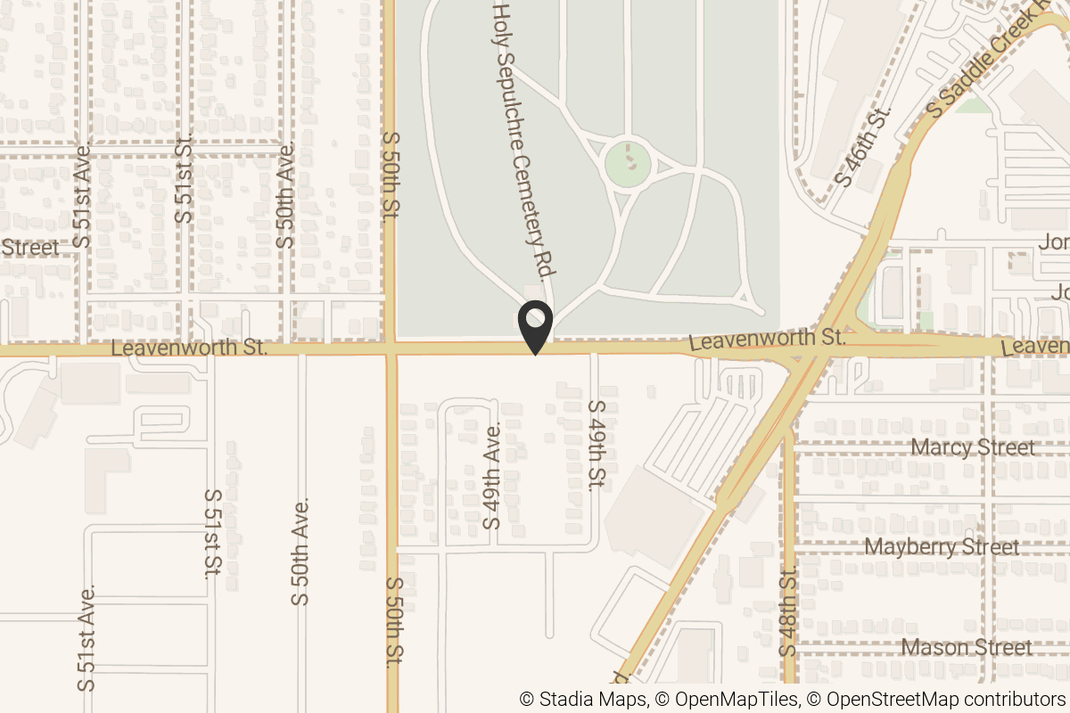 Map with location marker