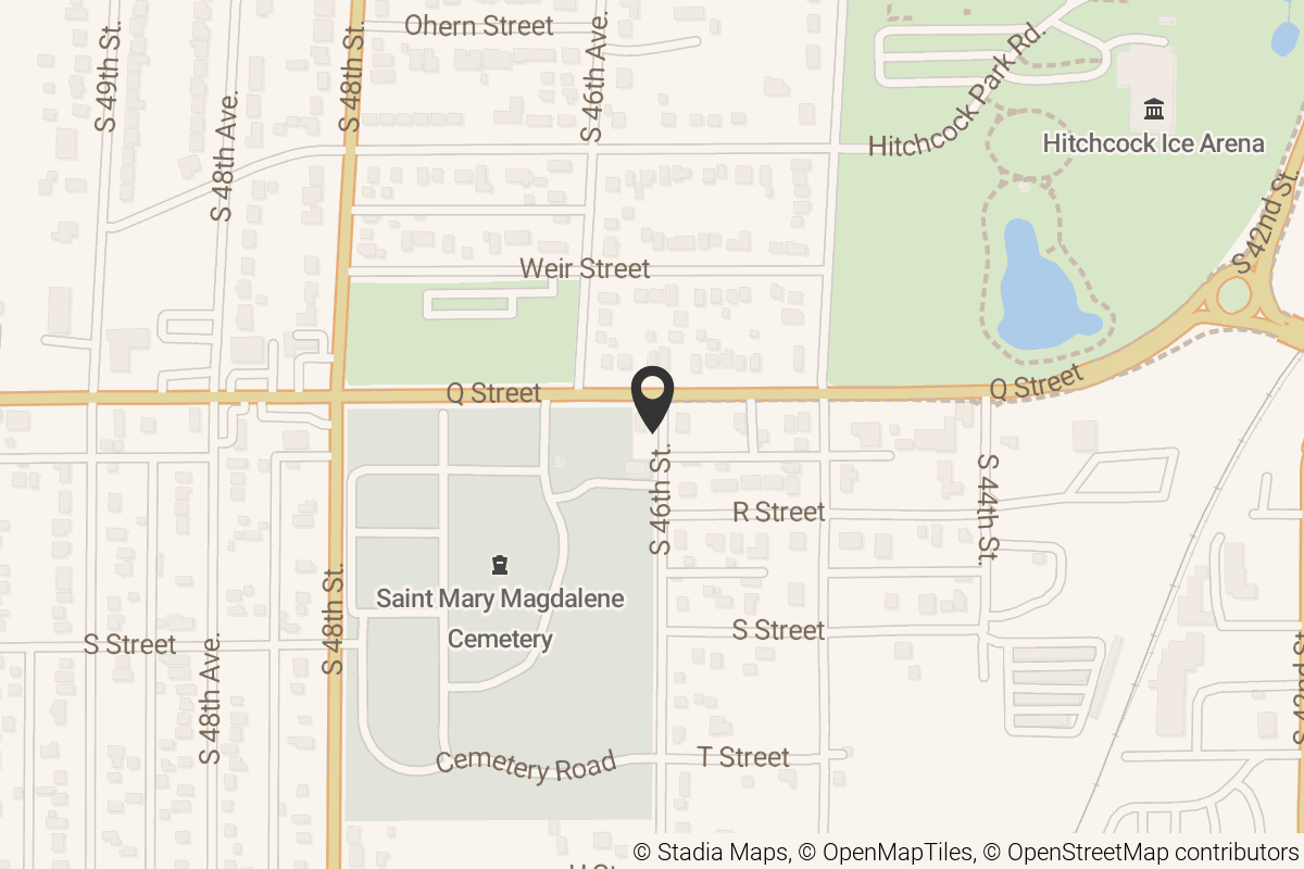 Map with location marker