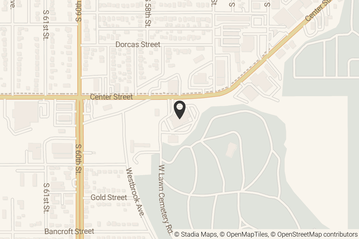 Map with location marker