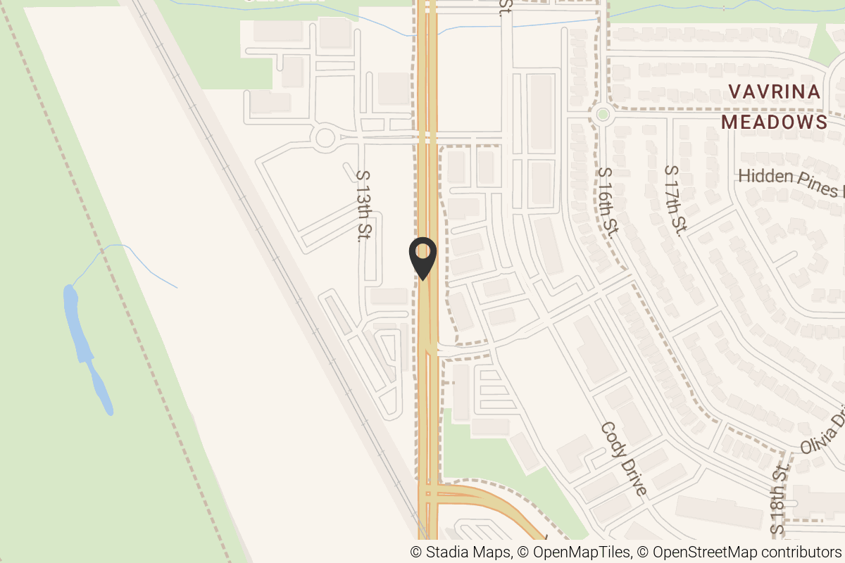 Map with location marker