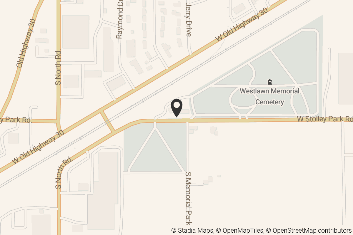 Map with location marker