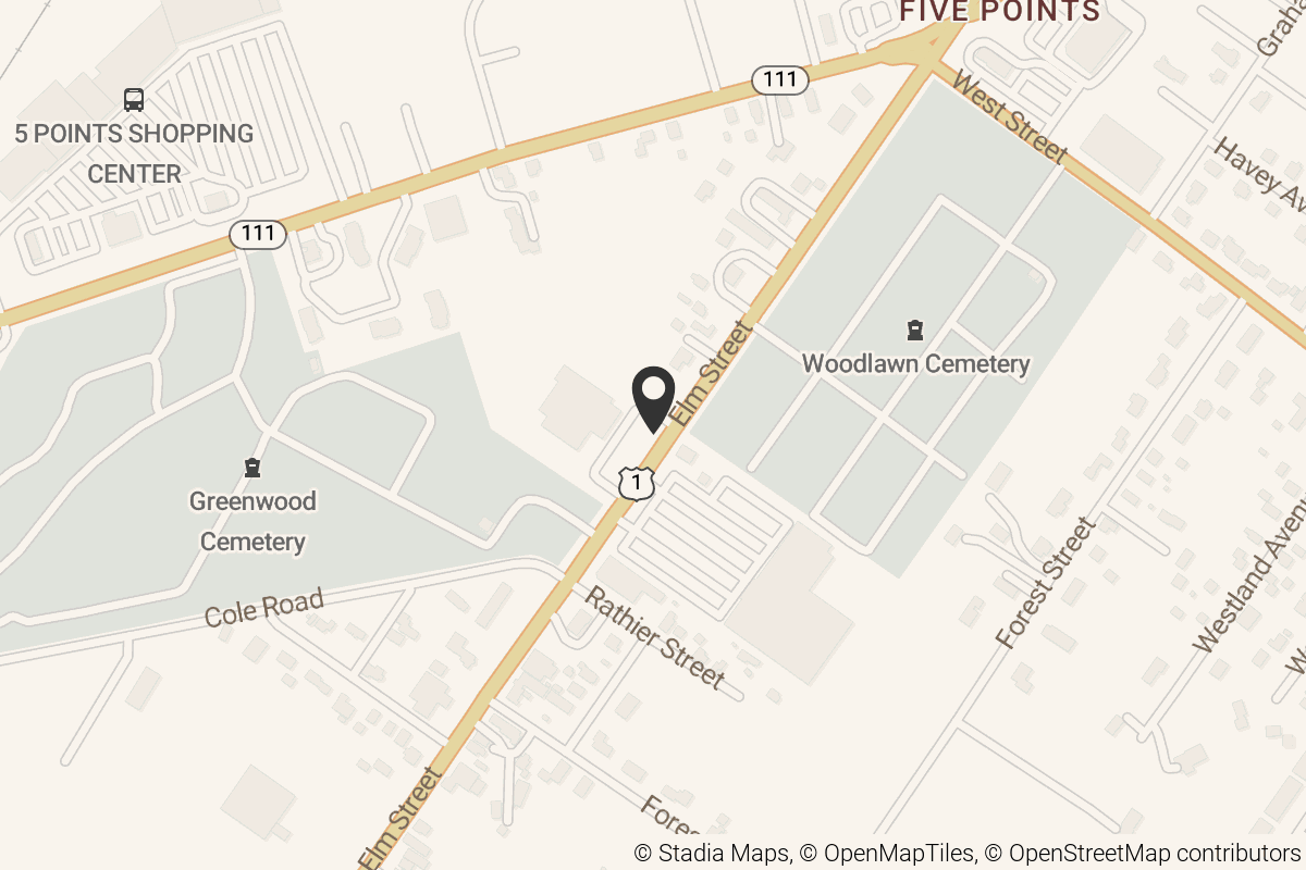 Map with location marker