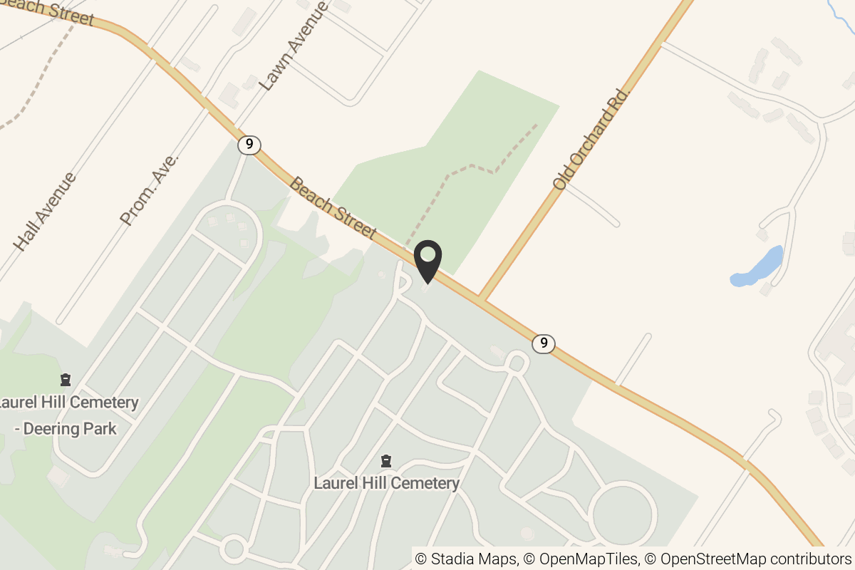 Map with location marker