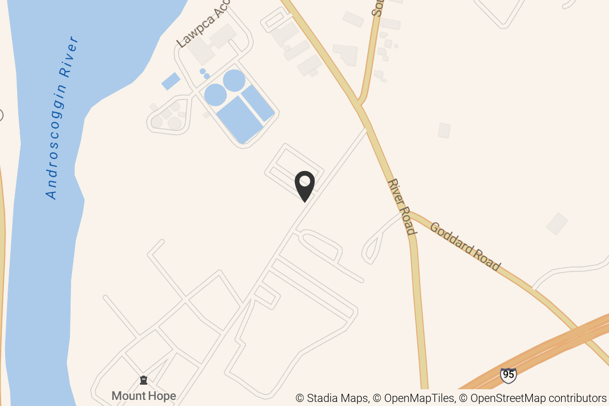 Map with location marker