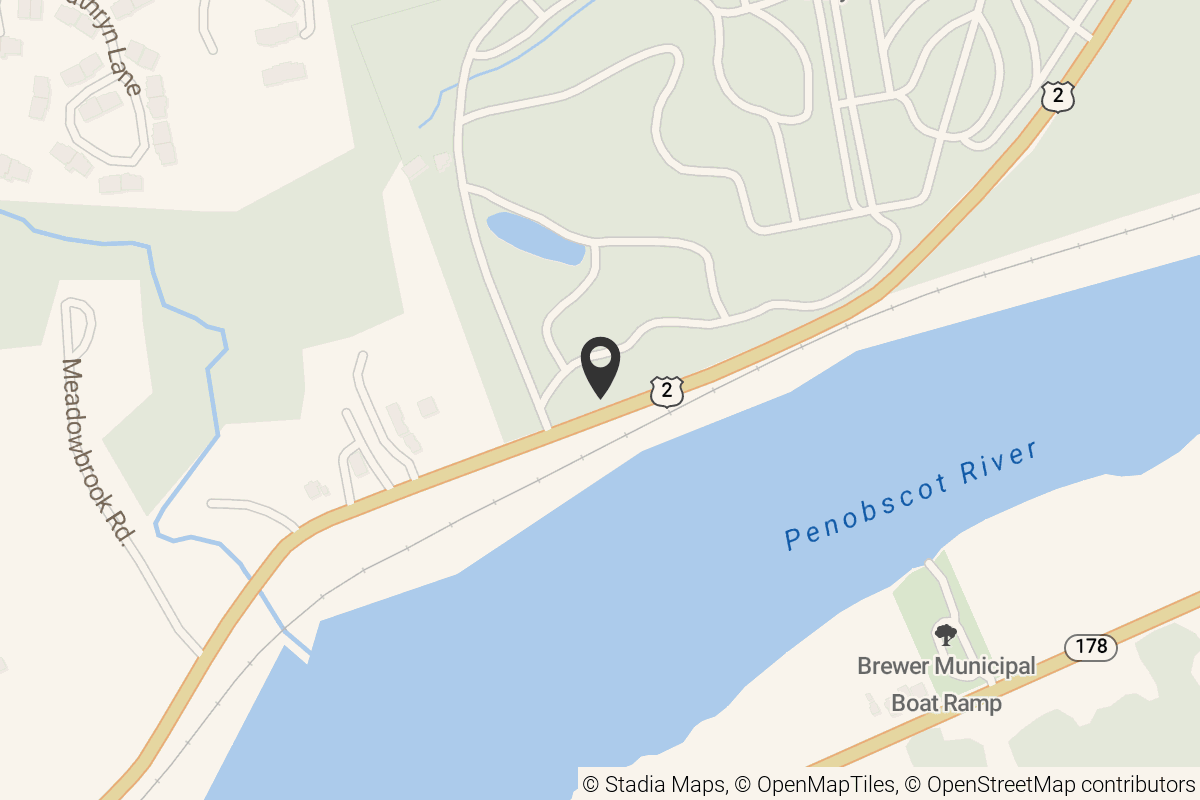 Map with location marker