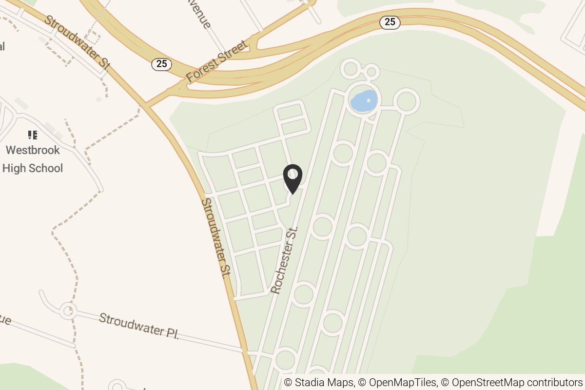 Map with location marker