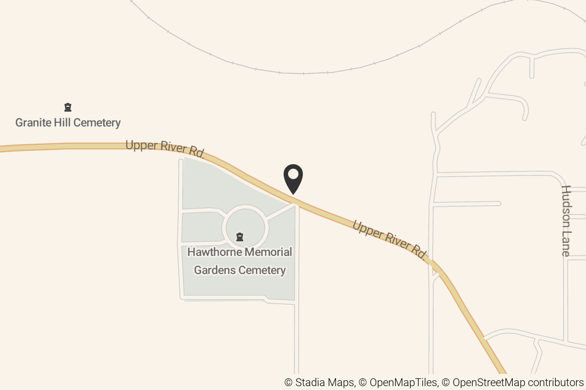 Map with location marker