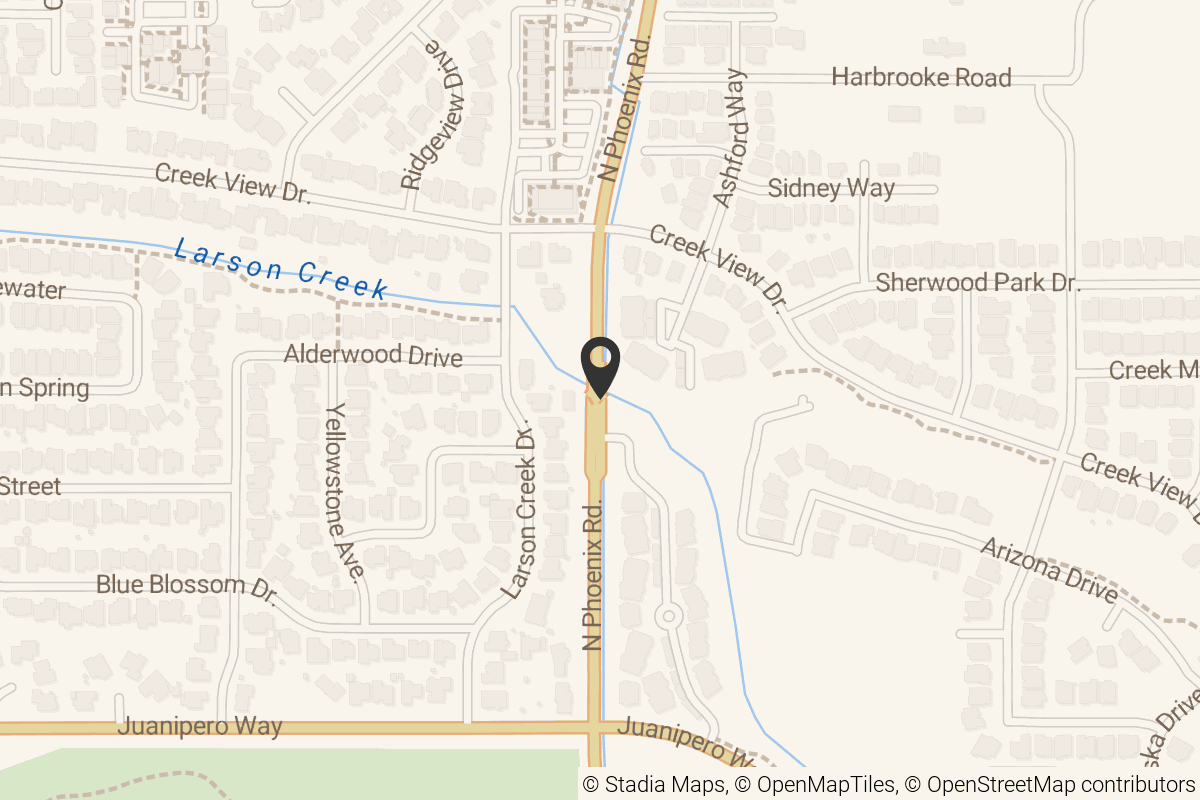 Map with location marker