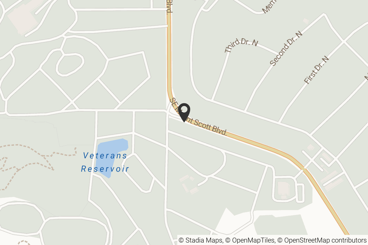 Map with location marker