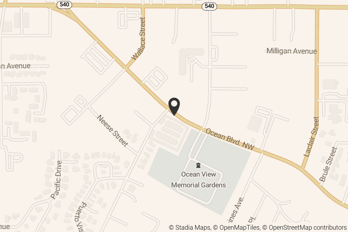 Map with location marker