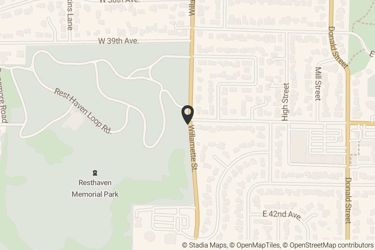 Map with location marker