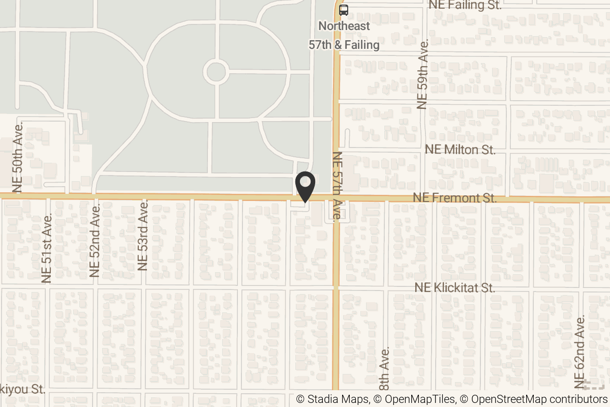 Map with location marker