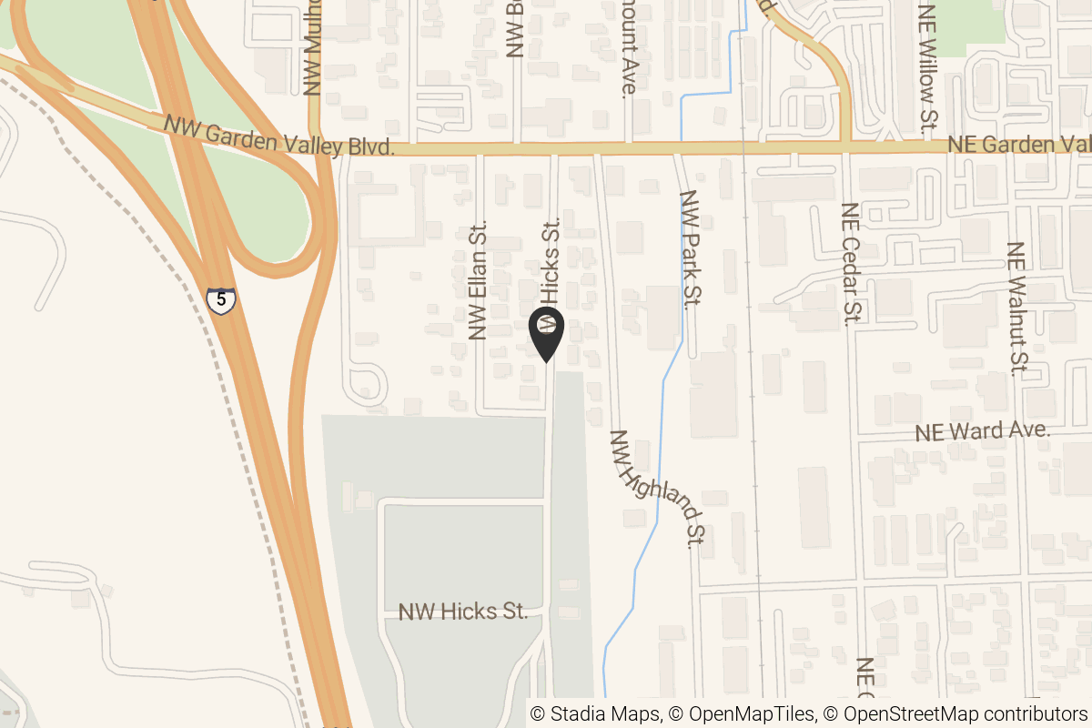 Map with location marker