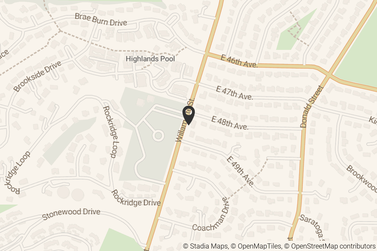 Map with location marker