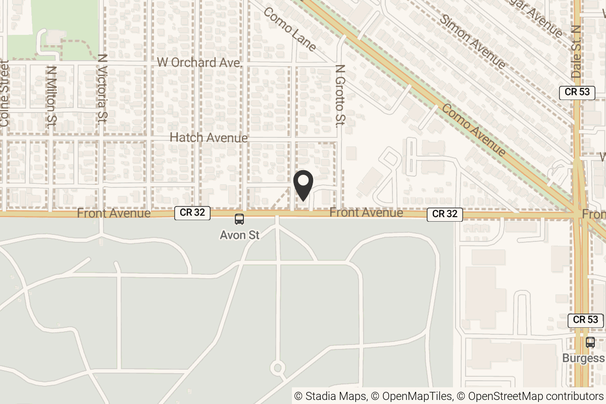 Map with location marker