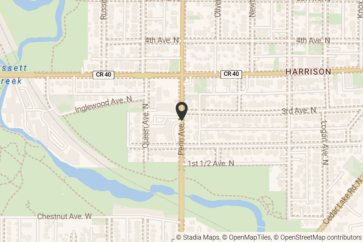 Map with location marker