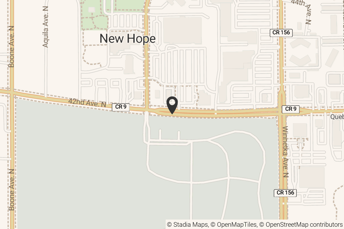 Map with location marker