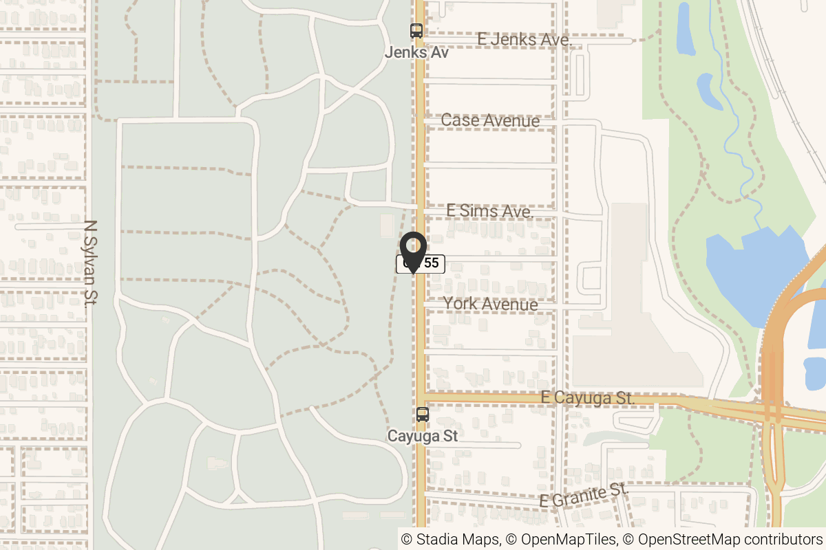 Map with location marker