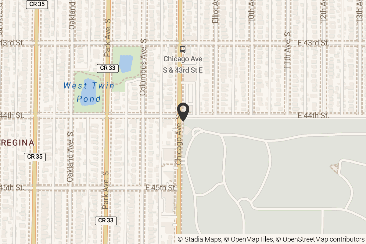 Map with location marker