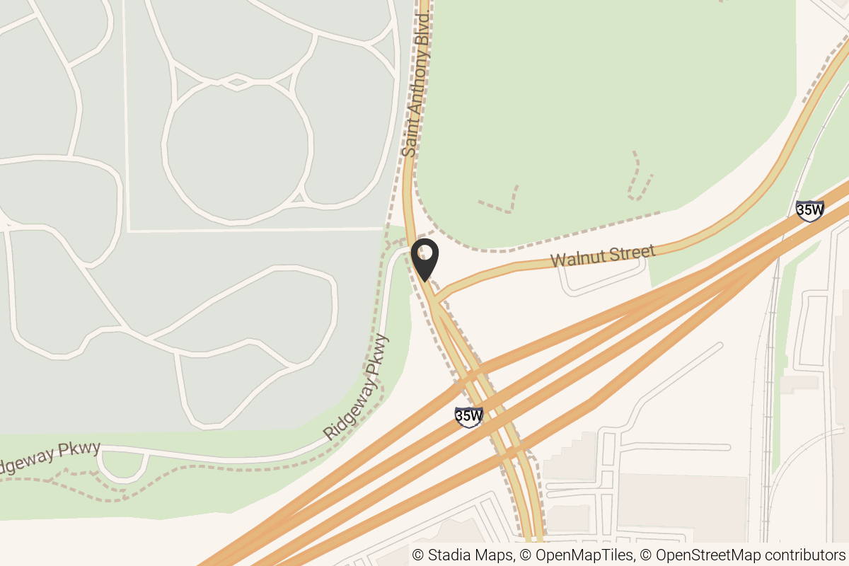 Map with location marker