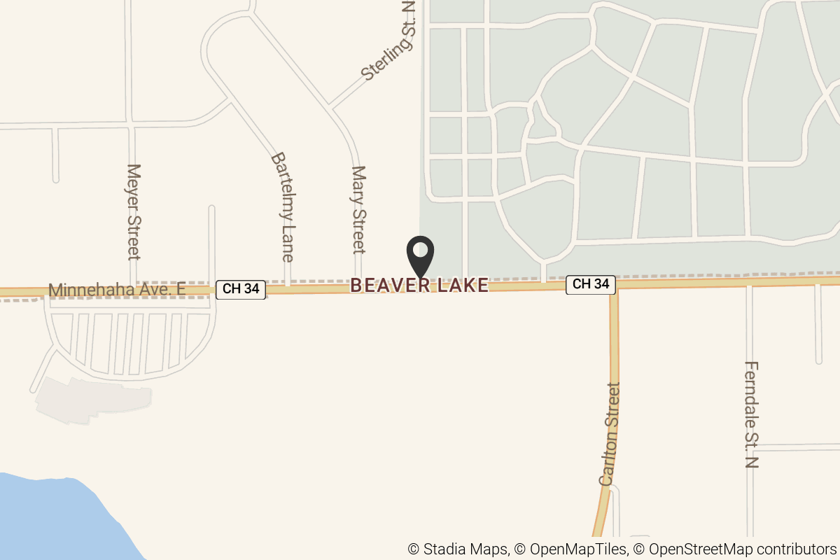 Map with location marker