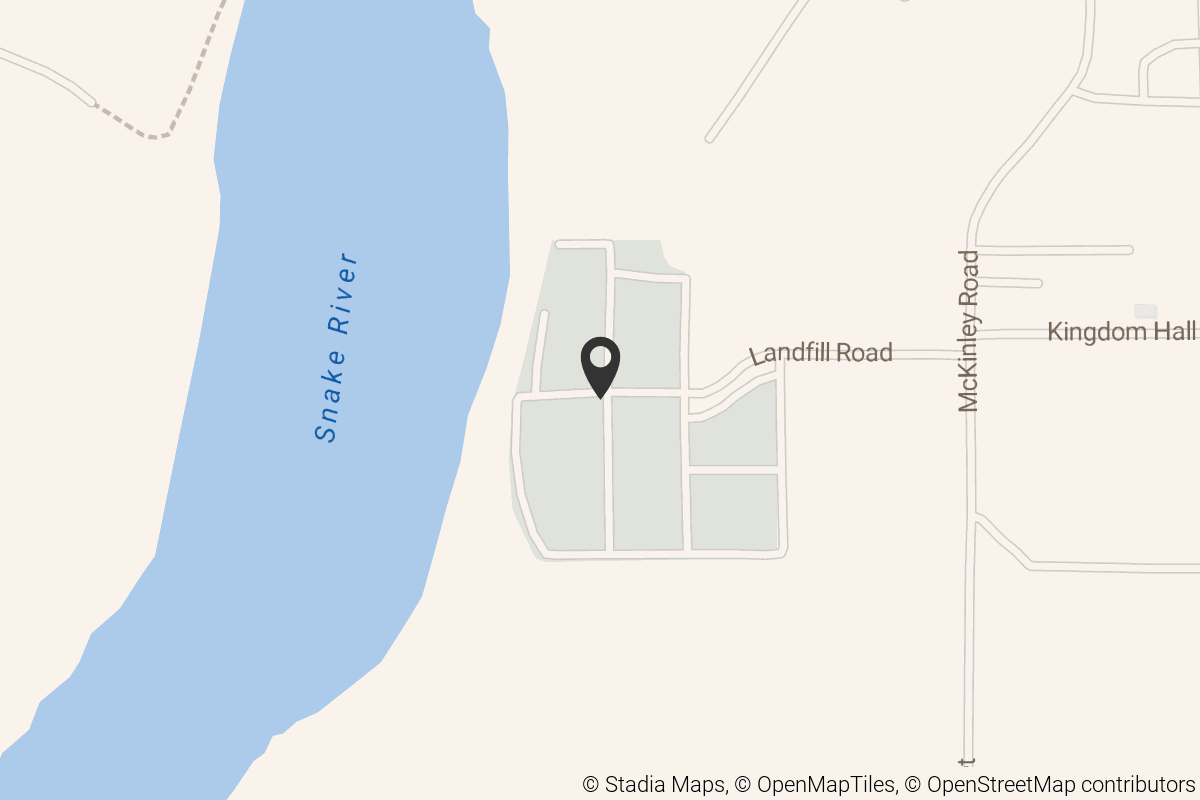 Map with location marker