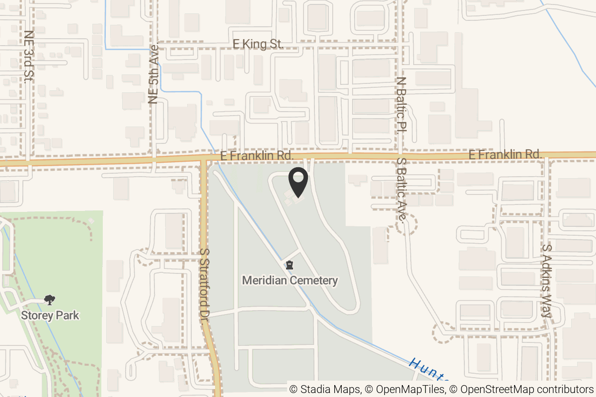 Map with location marker